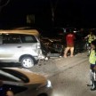 Trailer ploughs through more than 20 indiscriminately parked cars outside Hang Jebat Stadium in Melaka