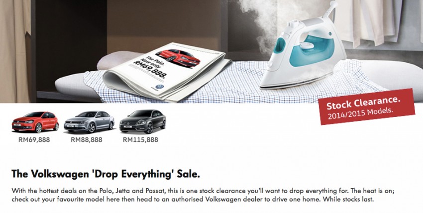 Volkswagen Malaysia anjur jualan ‘Drop Everything’ – Polo Hatch RM70k, Jetta RM89k, Passat RM116k 459804