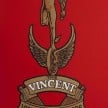 Vincent Series ‘C’ White Shadow berwarna merah dilelong pada harga RM1.75 juta di Las Vegas
