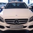 GALLERY: W205 Mercedes-Benz C180 Avantgarde and C300 AMG Line in Malaysian showroom, from RM229k