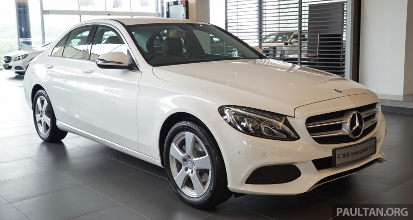 GALLERY: W205 Mercedes-Benz C180 Avantgarde and C300 AMG Line in Malaysian showroom, from RM229k 462978