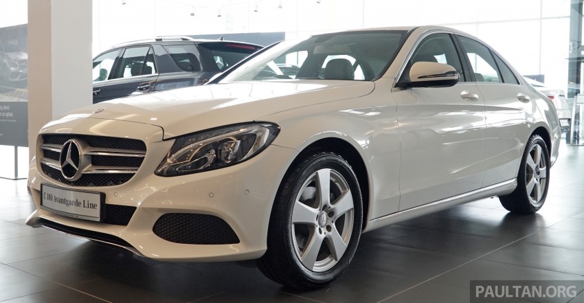 GALLERY: W205 Mercedes-Benz C180 Avantgarde and C300 AMG Line in Malaysian showroom, from RM229k 462980