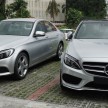 GALLERY: W205 Mercedes-Benz C180 Avantgarde and C300 AMG Line in Malaysian showroom, from RM229k