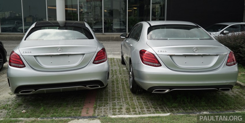 GALLERY: W205 Mercedes-Benz C180 Avantgarde and C300 AMG Line in Malaysian showroom, from RM229k 460832