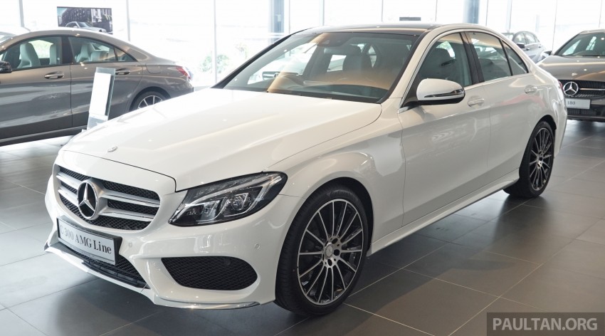 GALLERY: W205 Mercedes-Benz C180 Avantgarde and C300 AMG Line in Malaysian showroom, from RM229k 462983