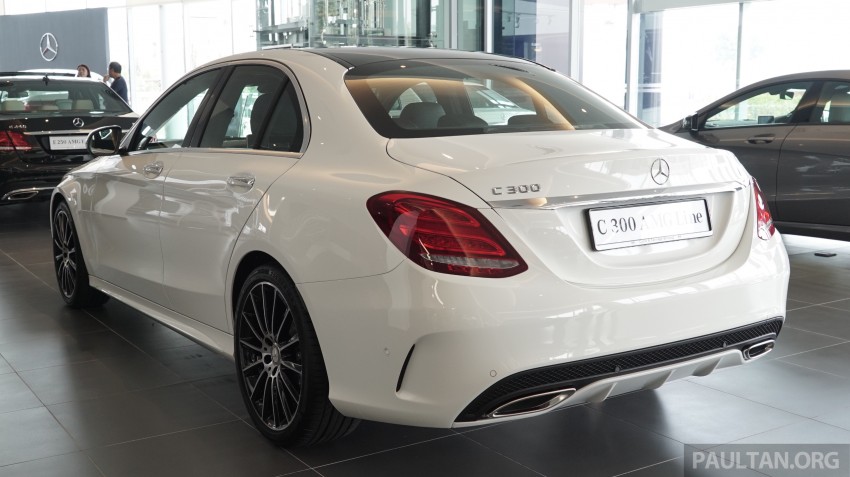 GALLERY: W205 Mercedes-Benz C180 Avantgarde and C300 AMG Line in Malaysian showroom, from RM229k 462993