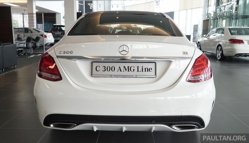 GALLERY: W205 Mercedes-Benz C180 Avantgarde and C300 AMG Line in Malaysian showroom, from RM229k 462995