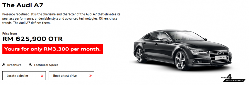 Audi Progressive Financing Plan now in Malaysia – instalments from RM999 per month, limited time only 455904
