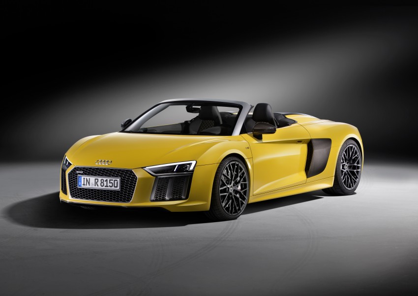 Audi R8 Spyder V10 debuts at New York Auto Show 465529