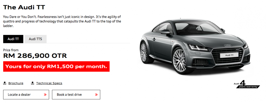 Audi Progressive Financing Plan now in Malaysia – instalments from RM999 per month, limited time only 455897