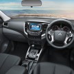 Mitsubishi Triton menerima ciri tambahan di Thailand, tujuh beg udara dan sistem Super Select 4WD II Pajero