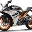 2016 KTM RC390 update – new exhaust, ride-by-wire