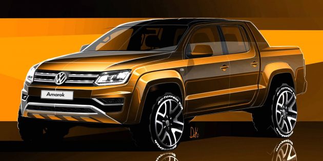 2016 Volkswagen Amarok sketch 1
