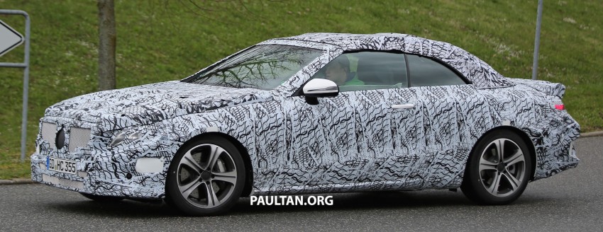 SPIED: Mercedes-Benz E-Class Cabriolet first sighting 474266