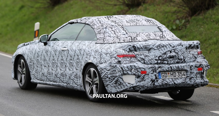 SPIED: Mercedes-Benz E-Class Cabriolet first sighting 474277