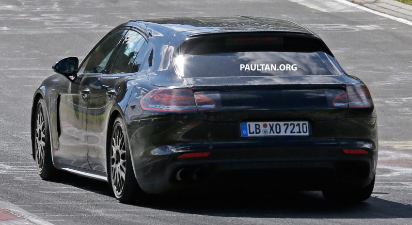 SPIED: Porsche Panamera Shooting Brake on track 478308