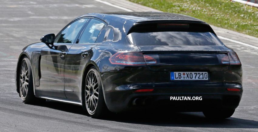 SPIED: Porsche Panamera Shooting Brake on track 478309