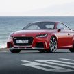 Audi TT RS Coupe dan Roadster baharu berkuasa 400 hp membuat penampilan sulung di Beijing Motor Show