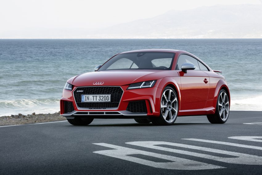 Audi TT RS Coupe dan Roadster baharu berkuasa 400 hp membuat penampilan sulung di Beijing Motor Show 483413