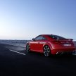 Audi TT RS Coupe dan Roadster baharu berkuasa 400 hp membuat penampilan sulung di Beijing Motor Show