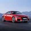 Audi TT RS Coupe dan Roadster baharu berkuasa 400 hp membuat penampilan sulung di Beijing Motor Show