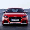 Audi TT RS Coupe dan Roadster baharu berkuasa 400 hp membuat penampilan sulung di Beijing Motor Show