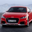 Audi TT RS Coupe dan Roadster baharu berkuasa 400 hp membuat penampilan sulung di Beijing Motor Show