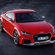 Audi TT RS Coupe dan Roadster baharu berkuasa 400 hp membuat penampilan sulung di Beijing Motor Show