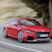 Audi TT RS Coupe dan Roadster baharu berkuasa 400 hp membuat penampilan sulung di Beijing Motor Show