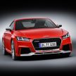 Audi TT RS Coupe dan Roadster baharu berkuasa 400 hp membuat penampilan sulung di Beijing Motor Show