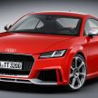 Audi TT RS Coupe dan Roadster baharu berkuasa 400 hp membuat penampilan sulung di Beijing Motor Show