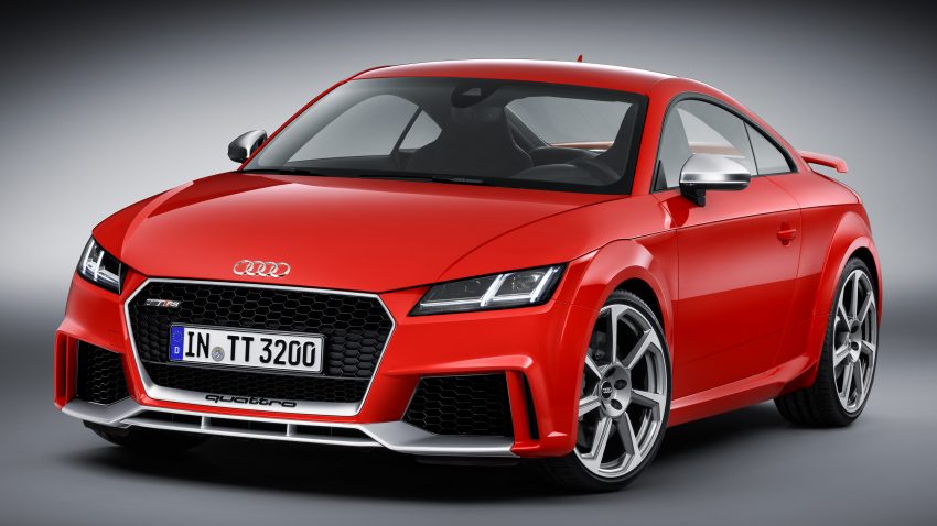 Audi TT RS Coupe dan Roadster baharu berkuasa 400 hp membuat penampilan sulung di Beijing Motor Show 483388