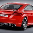 Audi TT RS Coupe dan Roadster baharu berkuasa 400 hp membuat penampilan sulung di Beijing Motor Show