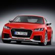 Audi TT RS Coupe dan Roadster baharu berkuasa 400 hp membuat penampilan sulung di Beijing Motor Show