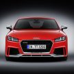 Audi TT RS Coupe dan Roadster baharu berkuasa 400 hp membuat penampilan sulung di Beijing Motor Show