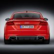 Audi TT RS Coupe dan Roadster baharu berkuasa 400 hp membuat penampilan sulung di Beijing Motor Show