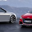 Audi TT RS Coupe dan Roadster baharu berkuasa 400 hp membuat penampilan sulung di Beijing Motor Show