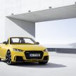 Audi TT RS Coupe dan Roadster baharu berkuasa 400 hp membuat penampilan sulung di Beijing Motor Show
