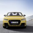 Audi TT RS Coupe dan Roadster baharu berkuasa 400 hp membuat penampilan sulung di Beijing Motor Show