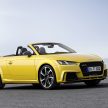 Audi TT RS Coupe dan Roadster baharu berkuasa 400 hp membuat penampilan sulung di Beijing Motor Show