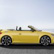 Audi TT RS Coupe dan Roadster baharu berkuasa 400 hp membuat penampilan sulung di Beijing Motor Show