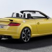 Audi TT RS Coupe dan Roadster baharu berkuasa 400 hp membuat penampilan sulung di Beijing Motor Show