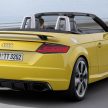 Audi TT RS Coupe dan Roadster baharu berkuasa 400 hp membuat penampilan sulung di Beijing Motor Show