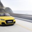 Audi TT RS Coupe dan Roadster baharu berkuasa 400 hp membuat penampilan sulung di Beijing Motor Show