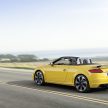 Audi TT RS Coupe dan Roadster baharu berkuasa 400 hp membuat penampilan sulung di Beijing Motor Show