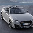 Audi TT RS Coupe dan Roadster baharu berkuasa 400 hp membuat penampilan sulung di Beijing Motor Show