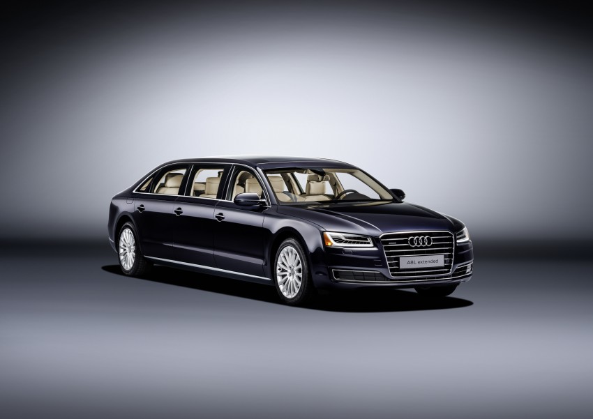 Audi A8 L extended revealed – 2,418 kg, 6.36 metre limo with 310 hp 3.0 TFSI; 0-100 km/h in 7.1 seconds 475065