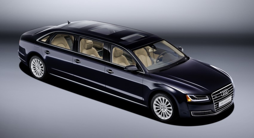 Audi A8 L extended revealed – 2,418 kg, 6.36 metre limo with 310 hp 3.0 TFSI; 0-100 km/h in 7.1 seconds 475067
