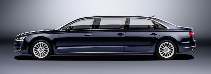 Audi A8 L extended revealed – 2,418 kg, 6.36 metre limo with 310 hp 3.0 TFSI; 0-100 km/h in 7.1 seconds 475068