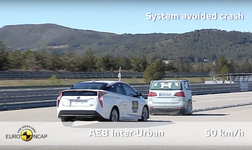 Euro NCAP now counts autonomous emergency braking for pedestrians, new Prius gets five stars 480890